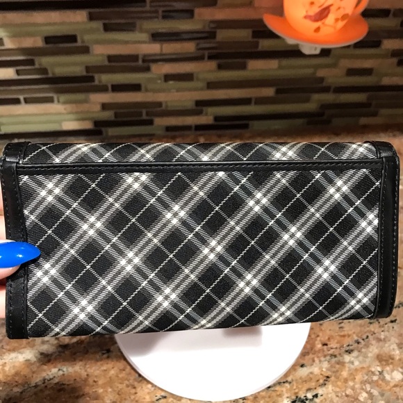BURBERRY Blue Label Signature Nova Check Long Wallet 🔥😍🖤 - Picture 8 of 16